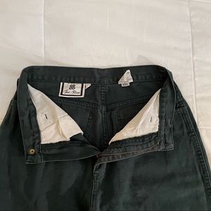 Vintage Bill Blass high rise green jeans / size 26